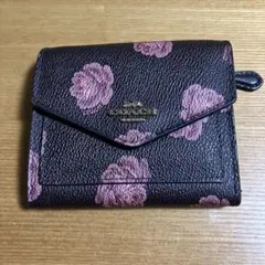 Coach 花柄 二つ折り財布