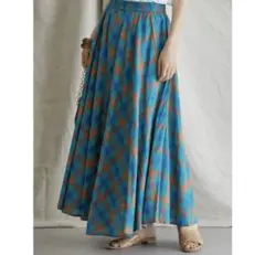 AMERICAN HOLIC ボリュームチェックフレアスカート