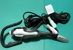 ELECOM 有線ヘッドセット 片耳 イヤーフック型 本体のサムネイル