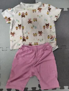 【UNIQLO くまの学校】ドライパジャマ ピンク 90サイズ