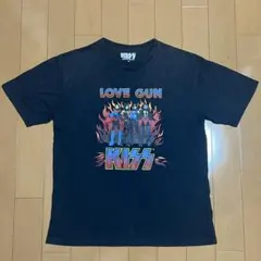 00s KISS キッス Tシャツ バンT オーバーサイズ　ブラック 黒　XL