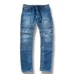 DIESEL ディーゼル ジョグジーンズ デニム クラッシュ加工 インディゴ
