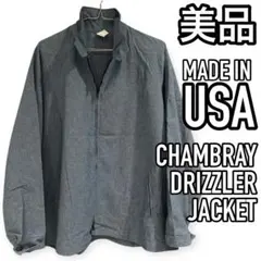 美品●USA製 シャンブレー地 ハリントンジャケット スウィングトップのサムネイル