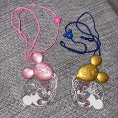 ディズニーリゾート　ミッキー　ミニー　光るおもちゃ　ネックレス　30周年　TDR