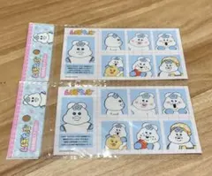 んぽちゃむ 証明写真風ステッカー