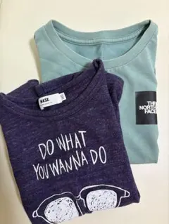 THE NORTH FACE 長袖カットソー グリーン BEBE