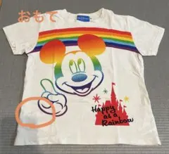 ディズニーリゾートTシャツ　レインボー柄　120のサムネイル