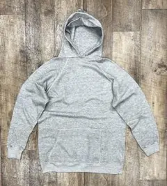 80'S USA製ラグランスリーブ スウェット パーカー ヘザーグレー