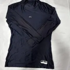 ミズノ 長袖アンダーシャツ ネイビー O