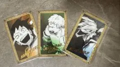 僕のヒーローアカデミア キャラクターカード3枚セット