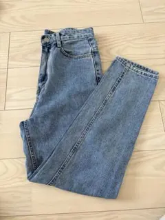 ハイウエストデニムパンツ ライトブルー