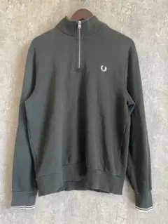 FRED PERRY ハーフジップスウェット Lのサムネイル