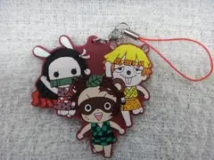 鬼滅の刃　滅！ラバーマスコット （ポン治郎＆ピョン子＆チュウ逸）