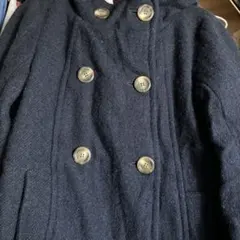 ハリスツイード　M ネイビー ウール ダブル