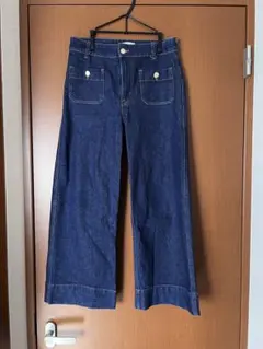 H&M ワイド　ハイウエストデニム　38
