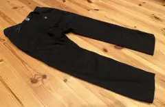 【go slow caravan】ブラック ゴムウエストワークパンツ