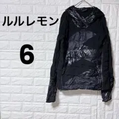 希少モデル★ルルレモン グースダウン90% ハイブリッドフーディ 黒のサムネイル