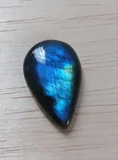 ラブラドライト　ルース　美品　鮮やかブルー