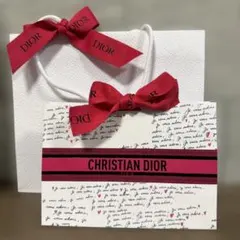 Diorバレンタイン2026 ギフトバッグ　ショッパー