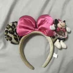 ディズニー ミニー カチューシャ ヒョウ柄
