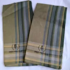 CREST POLO CLUB ストライプハンカチ 2枚セット