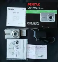 稼働品✨️ PENTAX Optio E OPTIO E75 オールドコンデジ 2025年最新】PENTAX Optio E75の人気アイテム - メルカリ