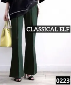 と*中様 0223 CLASSICAL ELF センタープレスセミフレアカットソ