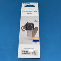 エレコムApple Watch 41/40mm ソフトレザバンド　ベージュ