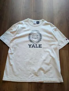 Champion T1011 Yale Tシャツ XL USA製 ホワイト