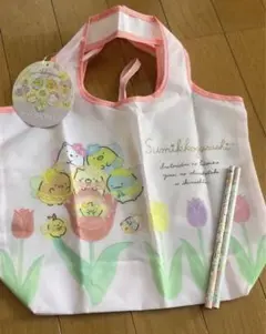 すみっコぐらし　ショッピングバッグ　エコバッグ　and 鉛筆