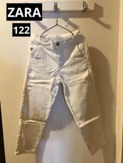 ZARA キッズ パンツ ホワイト 7y 122