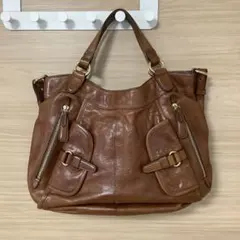 SAZABY サザビー 本革　ハンドバッグ　ショルダーバッグ