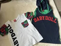 BABYDOLL 130cm tシャツ＆タンクトップ