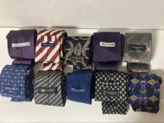 balenciaga dunhill有名ブランド ネクタイ10本セット まとめ