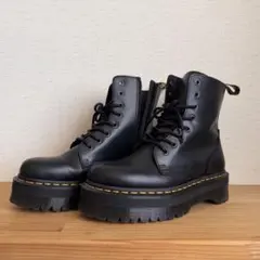 Dr. Martens 厚底 ブーツ 8ホール サイドジップ ブラック UK7のサムネイル