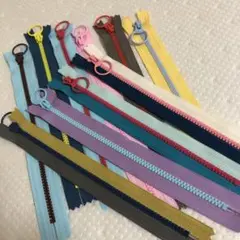 YKK カラフルリングファスナー　20センチ　10本　Ａ