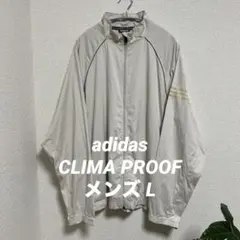 美品✨adidas CLIMAPROOF ウィンドブレーカーLサイズ