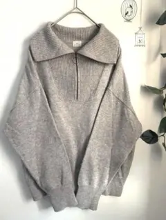 green label relaxing♡ 襟付き ニット セーター ベージュ系