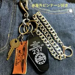 【一品限定】キーホルダー アメカジ ストリート ウォレットチェーン イーグル　d