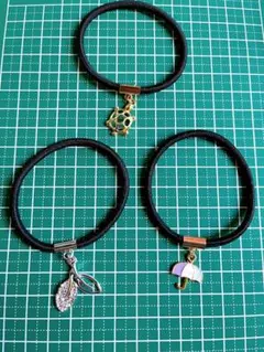 セール品・ハンドメイド・ヘアゴム3本まとめ売り②