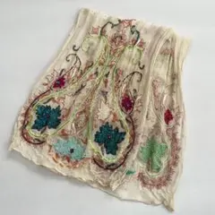 スカーフ / 刺繍 / ショール / 民族 / シフォン