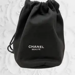 CHANEL BEAUTE シャネル　巾着ポーチ　黒　ノベルティ　未使用
