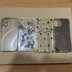 透明iPhoneケース4個セット