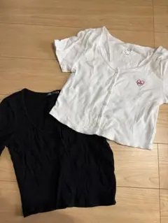 クロップド半袖Tシャツセット
