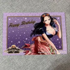 ワンピース ONE PIECE 麦わらストア ニコ・ロビン バースデー