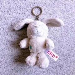 NICI nici ニキ　PLAZA限定　スノーラビット　キーリングのサムネイル