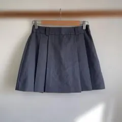 GU プリーツスカート　グレー　スコート　インナーパンツ付き　S