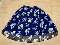 noela ノエラ 花柄 フレアスカート シフォン オリジナルドビーフラワー柄のサムネイル