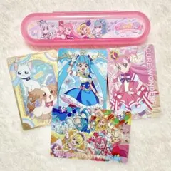 【 おまけ付き♡ 】わんだふるぷりきゅあ ケース キラキラカード シール