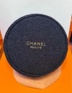 シャネル　ノベルティ　化粧ポーチ　紺色